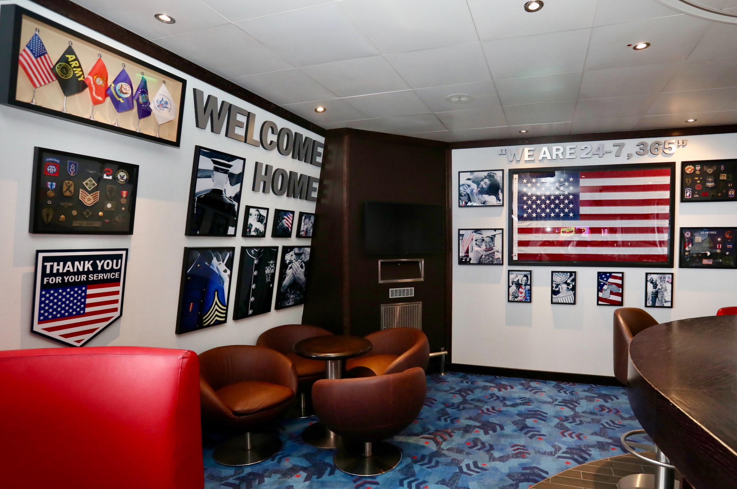 Carnival Valor 2025 Drydock - Heroes Tribute Bar
