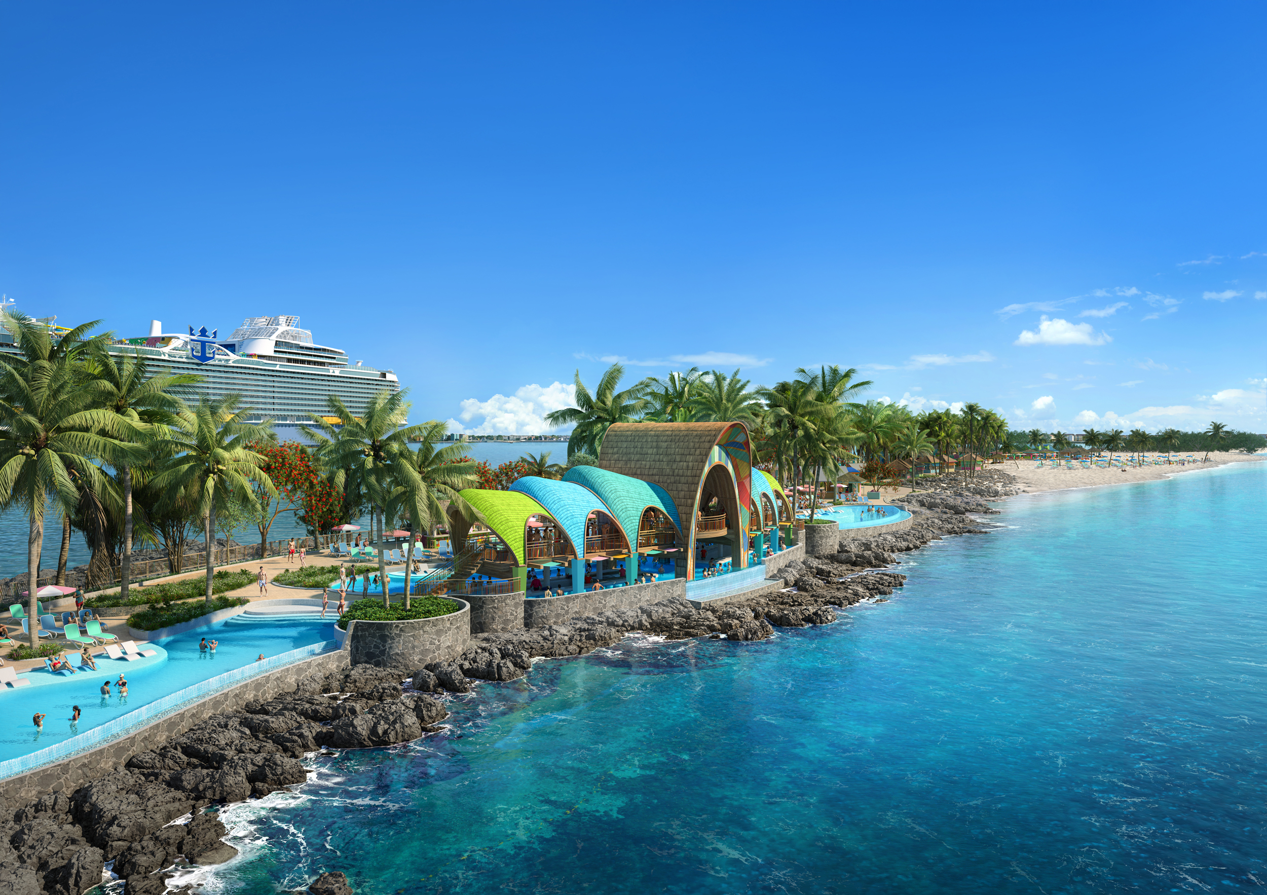 Royal Caribbean’s Exclusive New Beach Club Now Open for Reservations