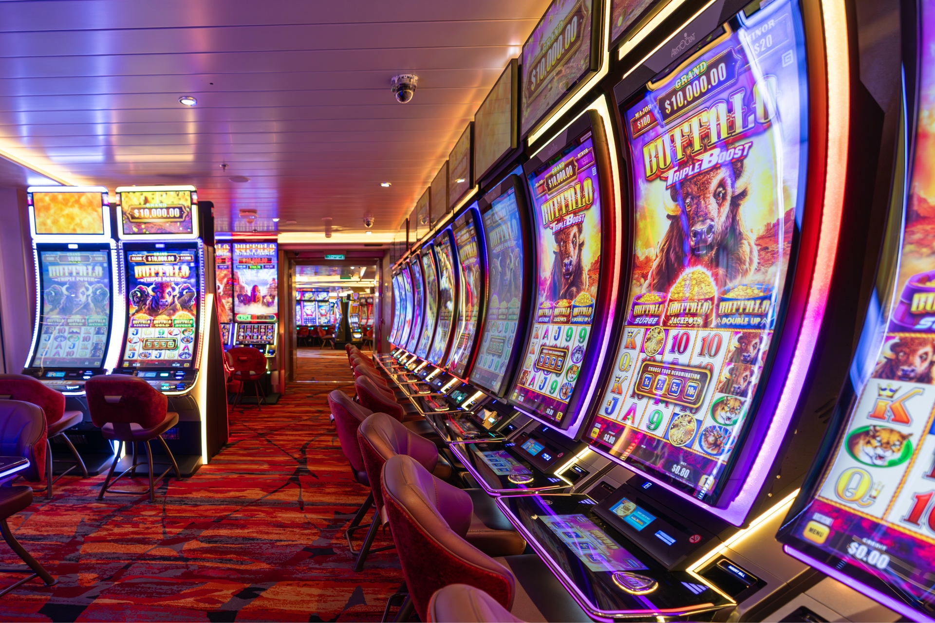 Carnival's Mardi Gras - Expanded casino area aboard